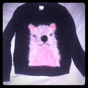 Cat & jack pink monster sweater